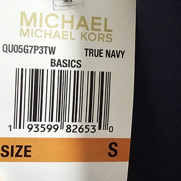 Michael Kors Short Sleeve Round Neck Top - Small - Picture 6 of 9